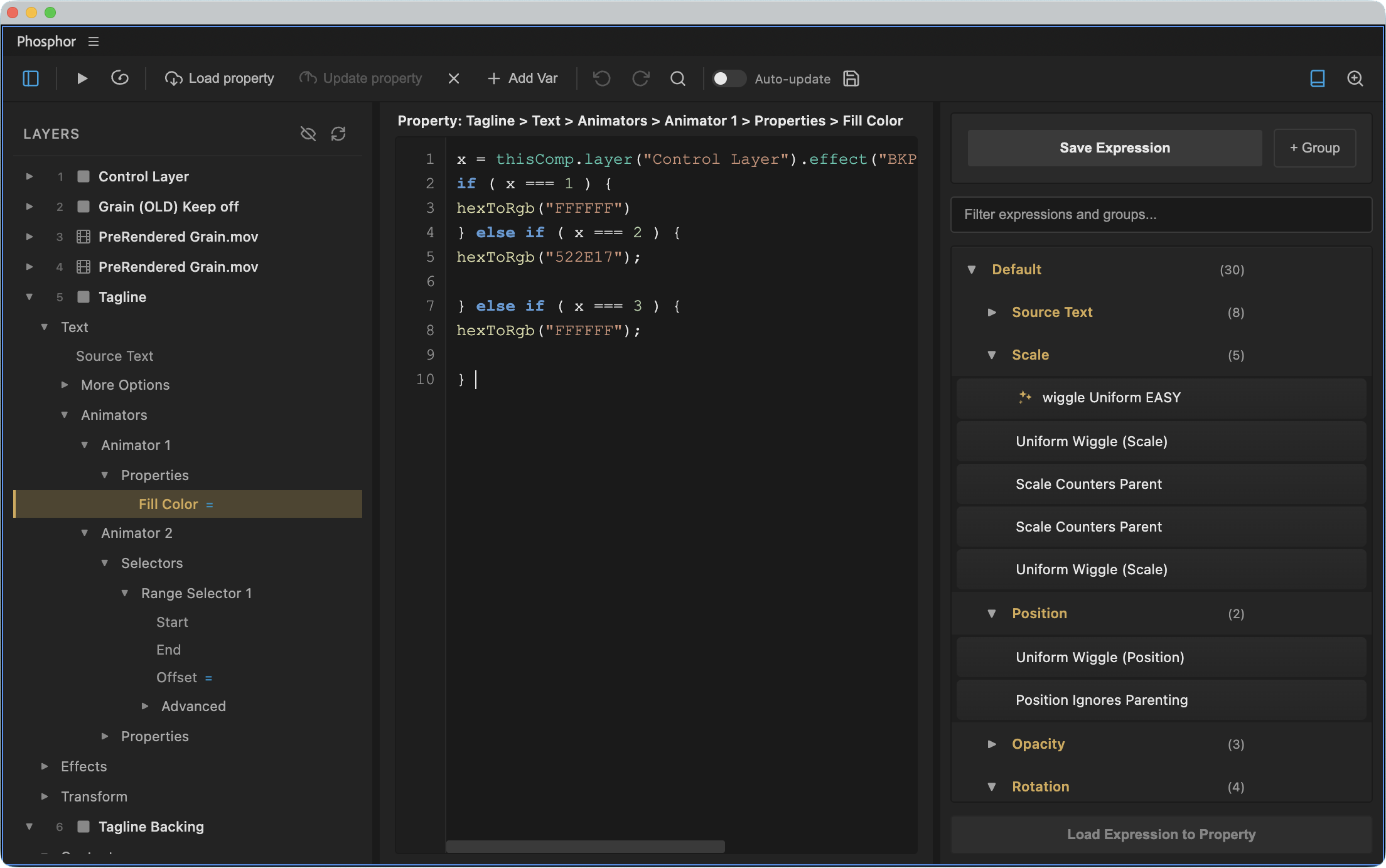 Phosphor screenshot 1